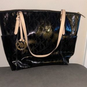 Black Michael Kors Tote Bag
